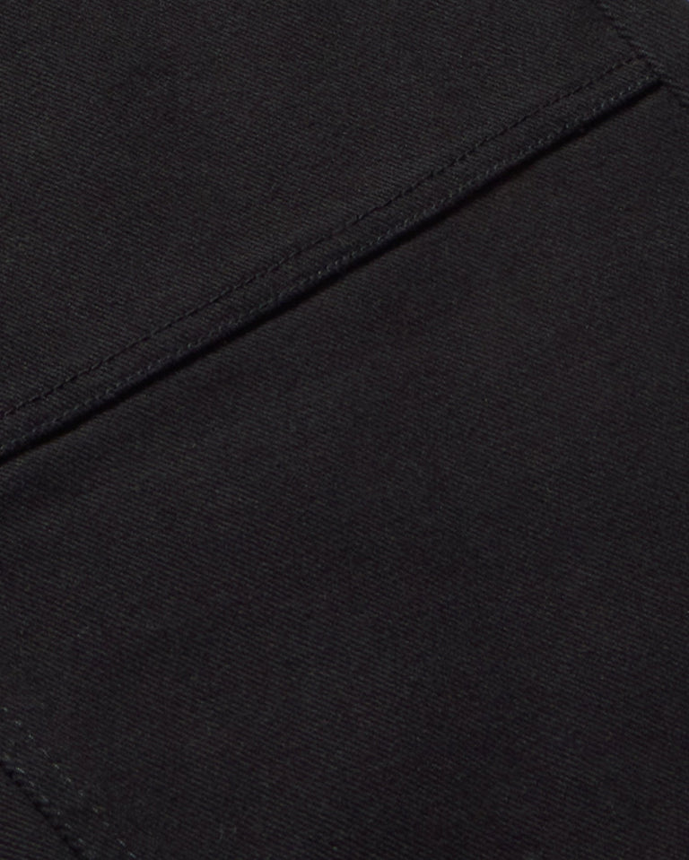 Pantalón recto negro Stan sostenible silueta - 2