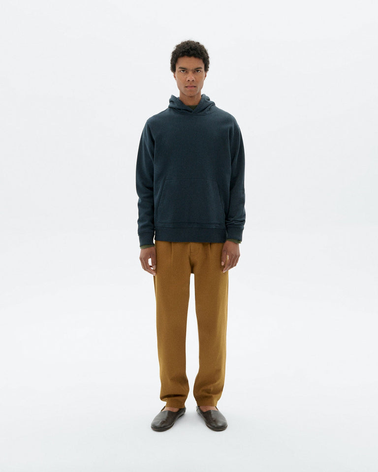 Hoodie grafito sol espalda azul Simon sostenible - 2