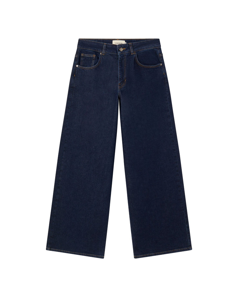 Pantalón Denim Medium Wash Hedda sotenible -siluetaxx