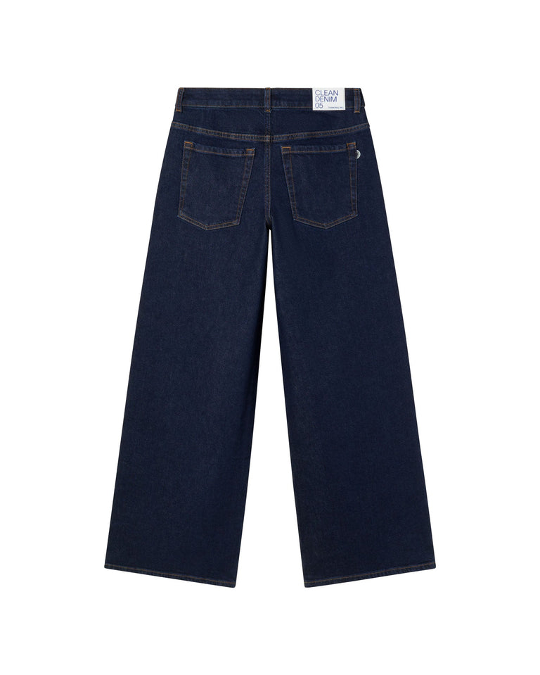 Pantalón Denim Medium Wash Hedda sotenible -silueta 7