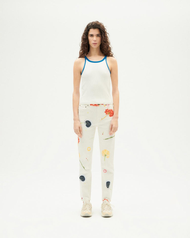 Top blanco contraste Harriet sostenible - 2