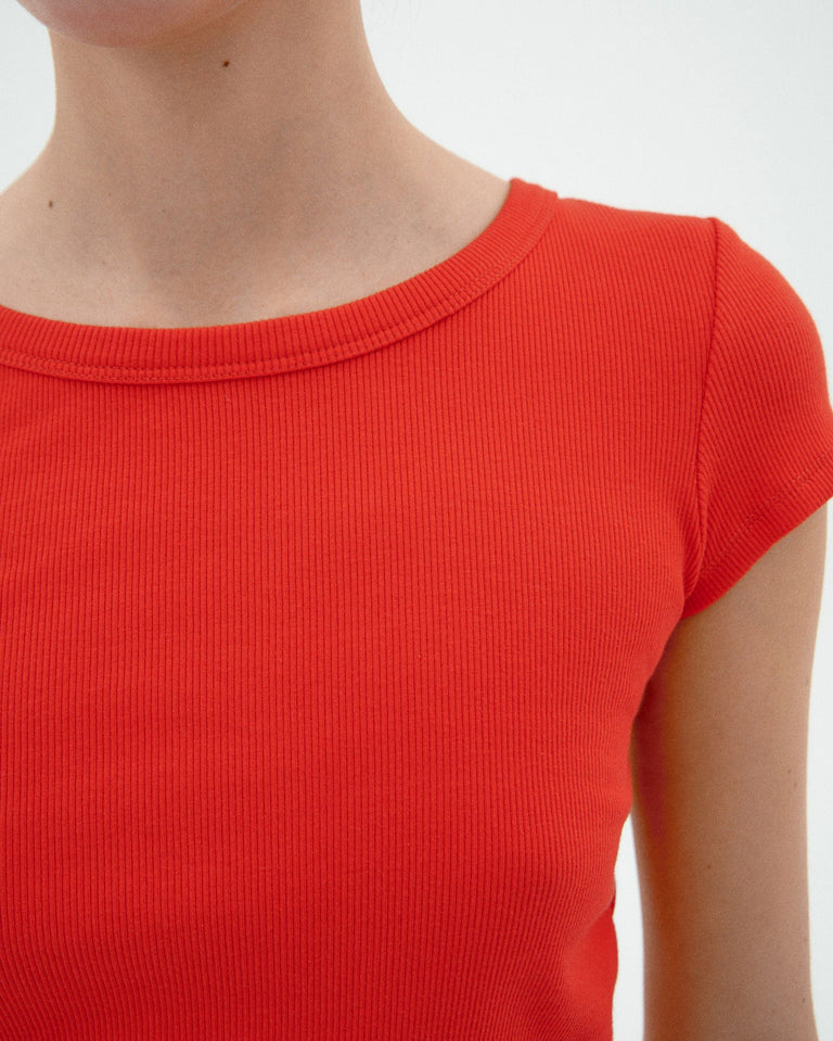 Top rojo Faye sostenible-3