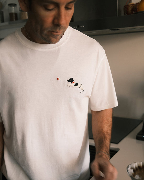 Camiseta MU blanca Hombre Aaron