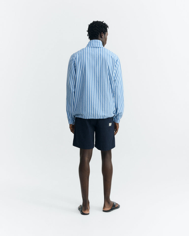 Chaqueta oversize rayas azul Reed sostenible - 4