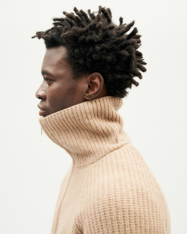 Jersey beige lana Otto sostenible-3