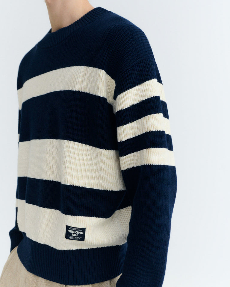 Jersey rayas algodón orgánico Santos sostenible - 3