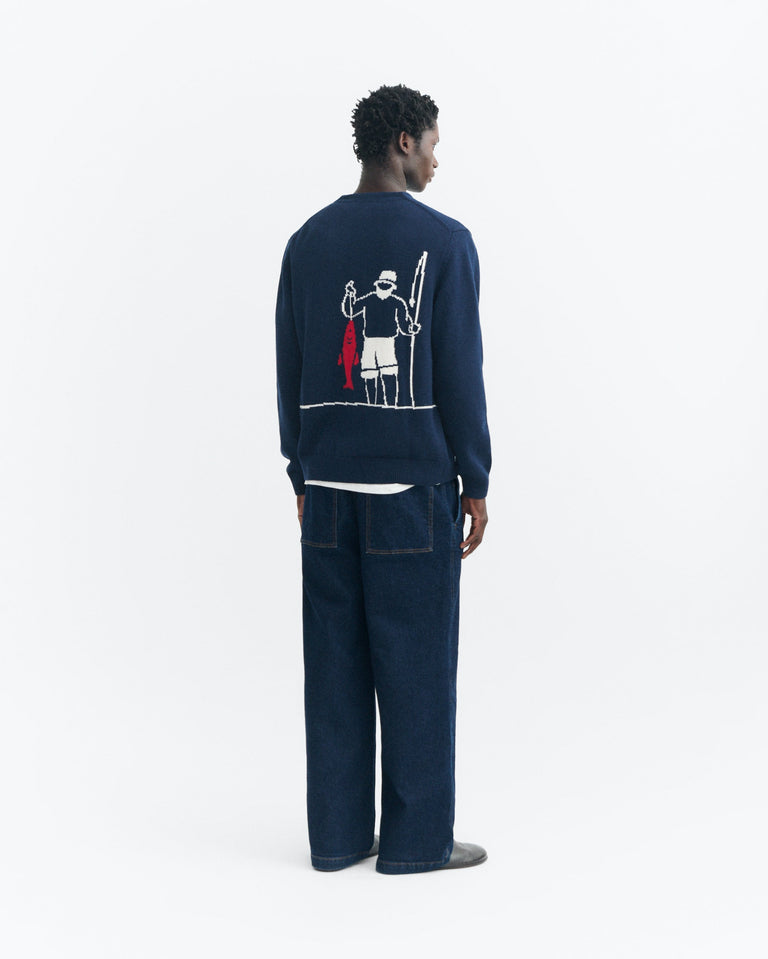 Cardigan punto algodón orgánico pescadors Creed sostenible - 5