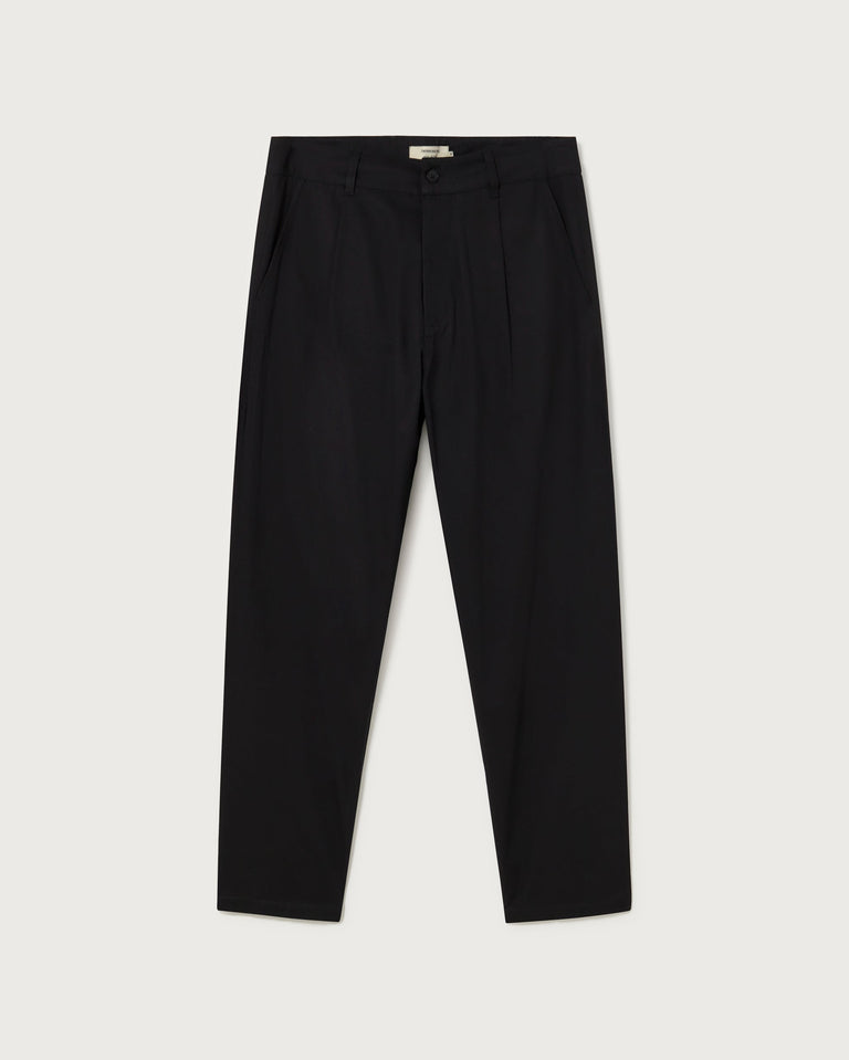Pantalón negro Moero light sostenible -silueta 1