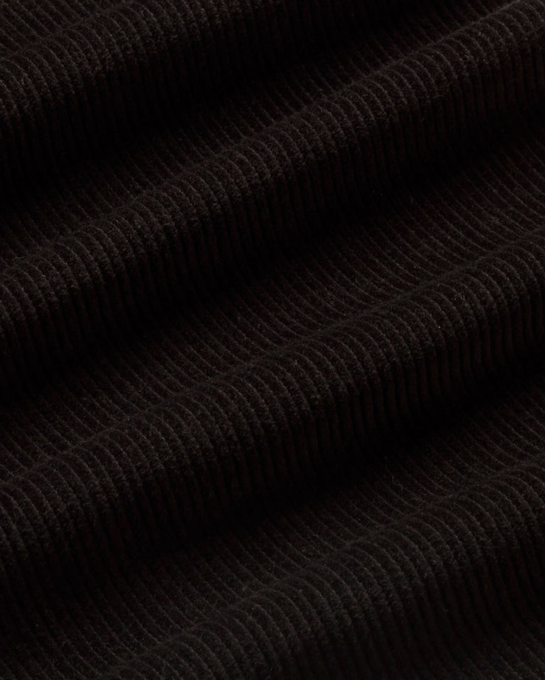 Pantalón negro pana Wotan sostenible - silueta 3