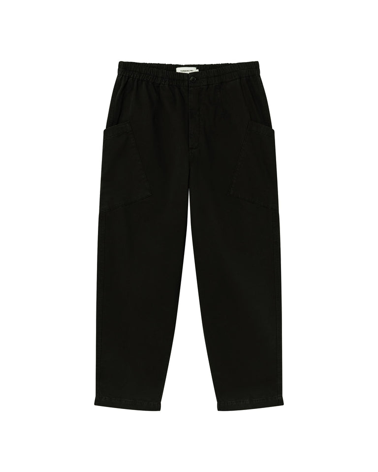 Pantalón negro Max sostenible -silueta 1