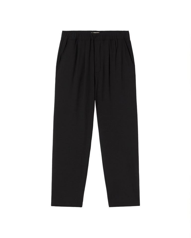 Pantalón negro Damien sostenible - silueta 1
