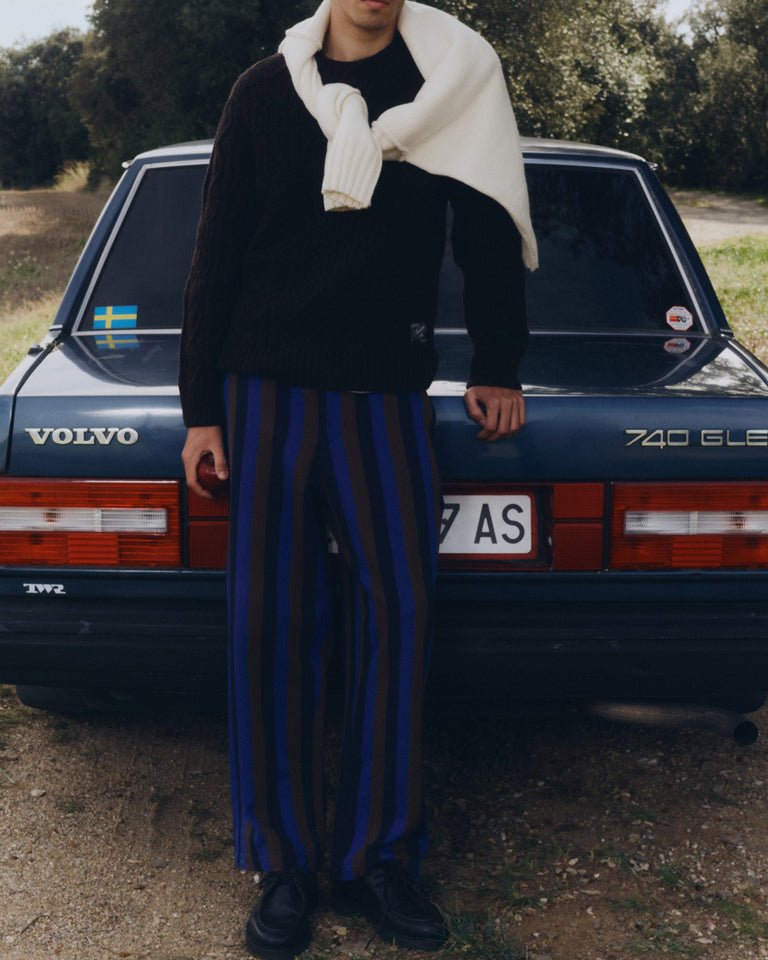 Pantalón loose rayas totenham Marc sostenible - Edit