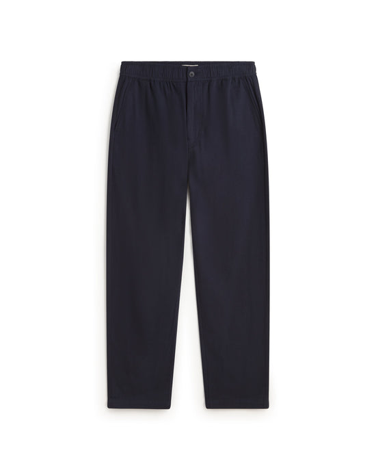 Pantalón recto navy Travel light sostenible silueta - 1