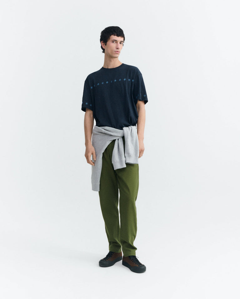 Pantalón recto verde Travel light sostenible - 2