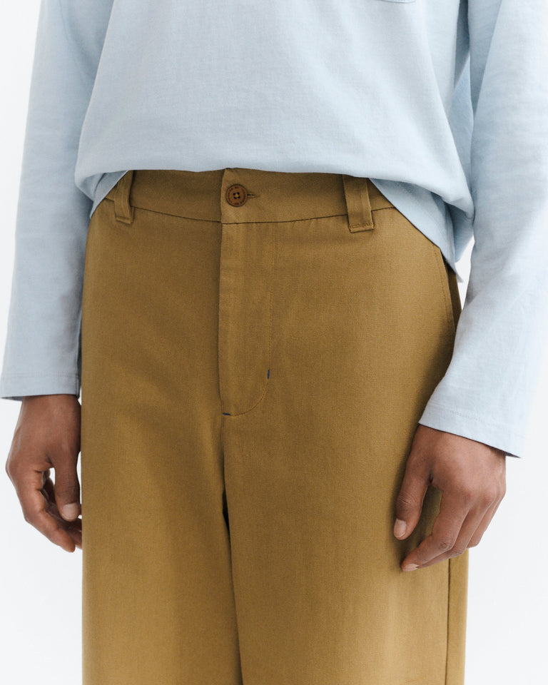 Pantalón loose marrón Marc sostenible - 2