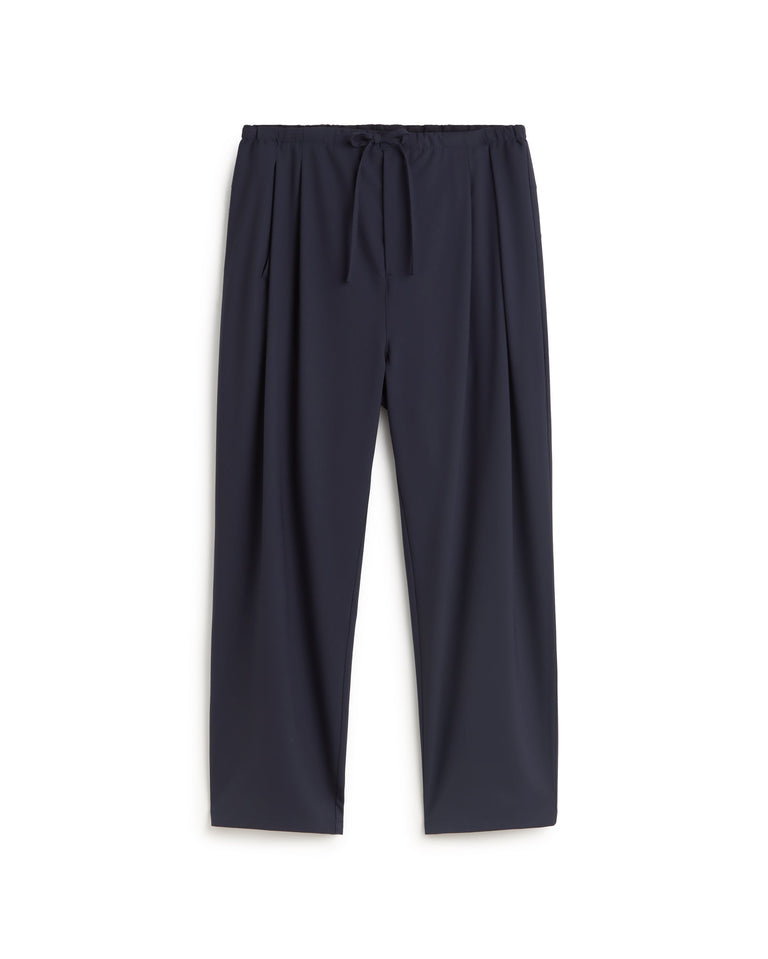 Pantalón pinza lana fría navy Robert sostenible silueta - 1