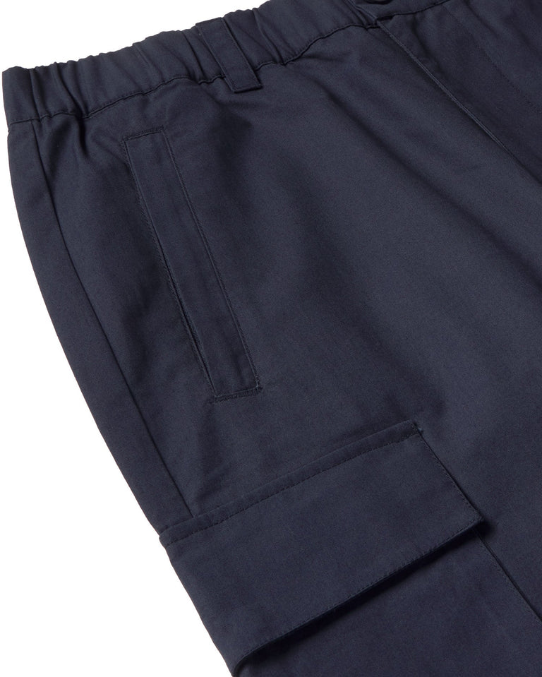 Pantalón cargo navy Unai sostenible silueta - 3