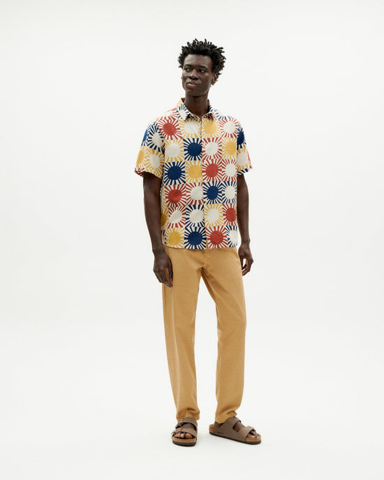 Camisa multicolor sol grid Tom sostenible -2