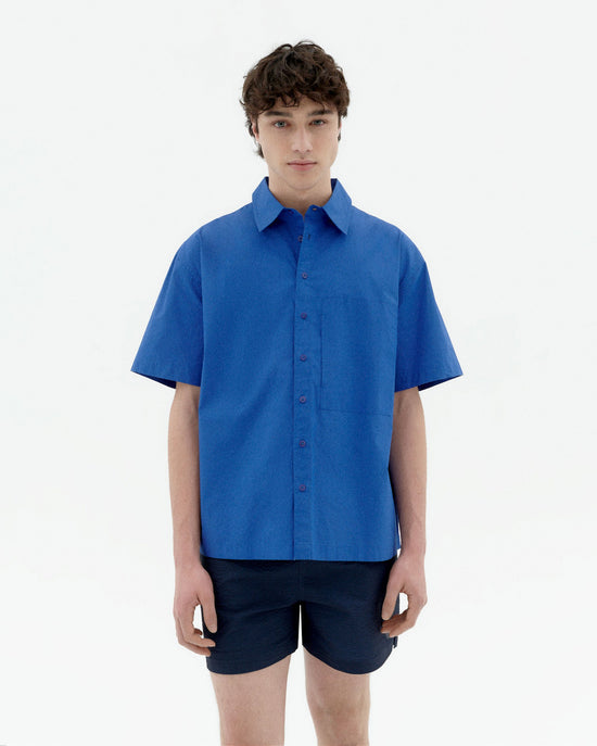 Camisa azul Kurt sostenible-1