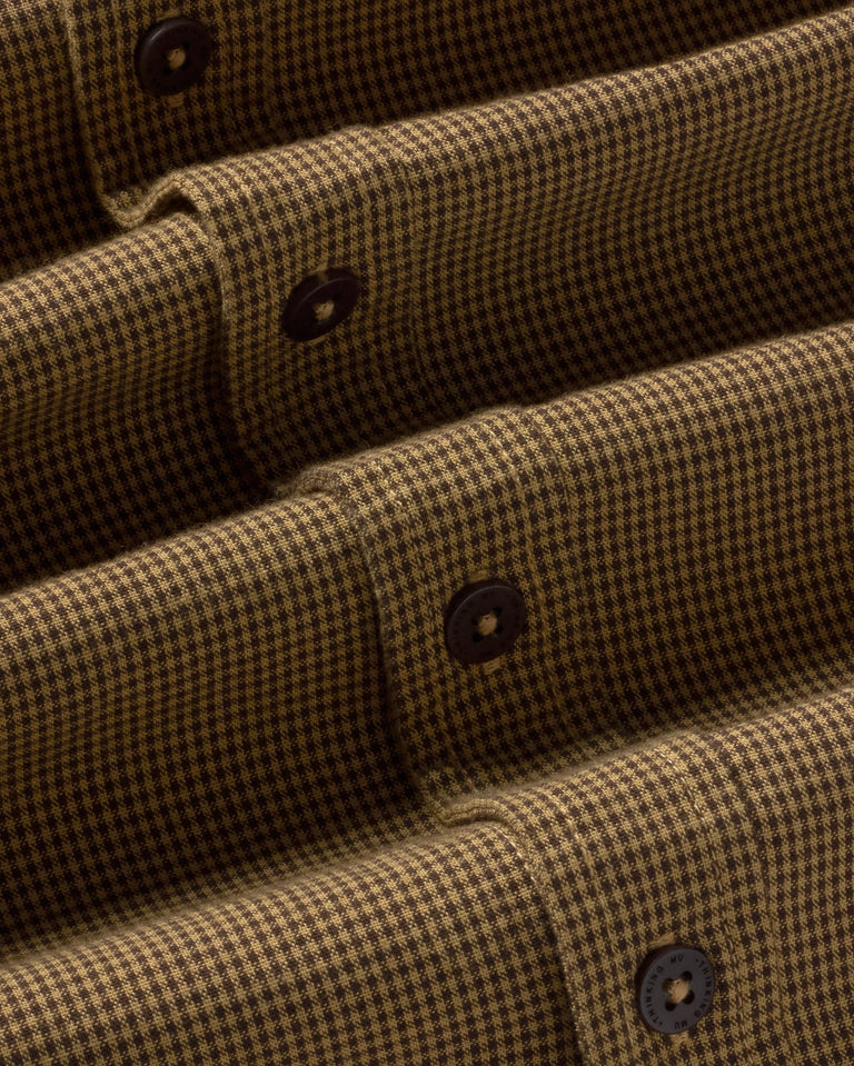 Camisa cuadros camel Ant sostenible silueta - 2