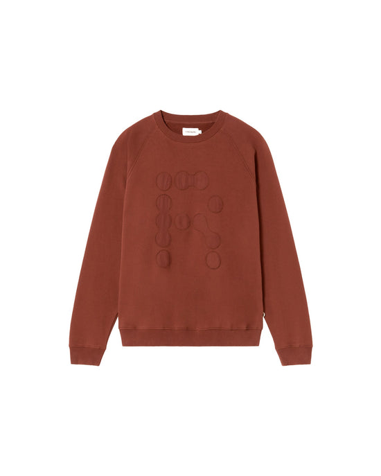 Sudadera marrón Regen Pepe sostenible - silueta 2