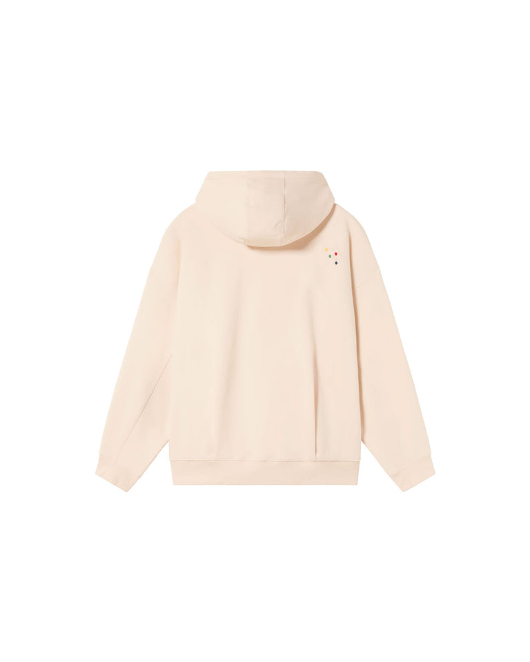 Sudadera cruda Andrea unisex sostenible-silueta-2