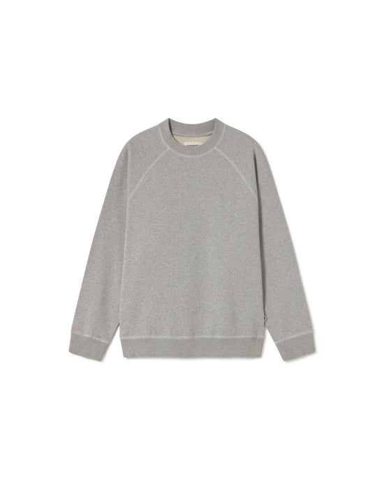 Sudadera gris retro sol Pepe sostenible - silueta 1