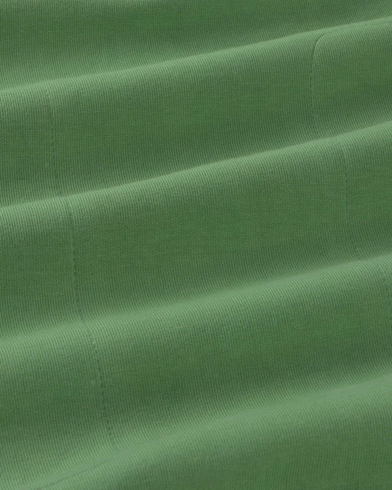 Sudadera verde Pipo sostenible silueta - 2