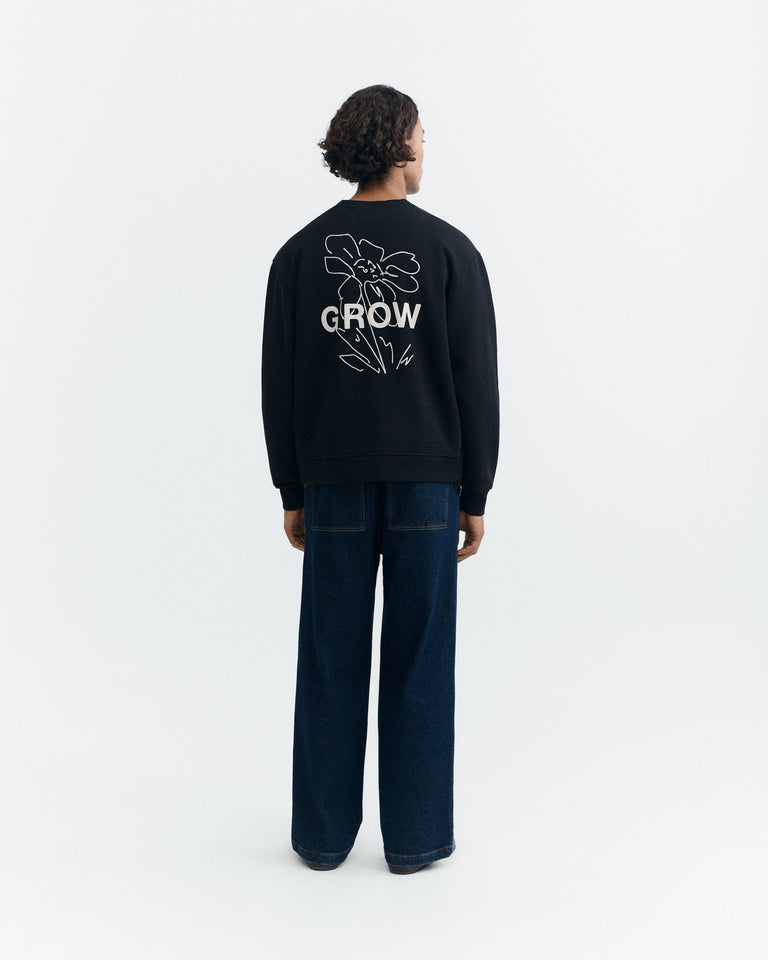 Sudadera bordada grow Leon sostenible - 5