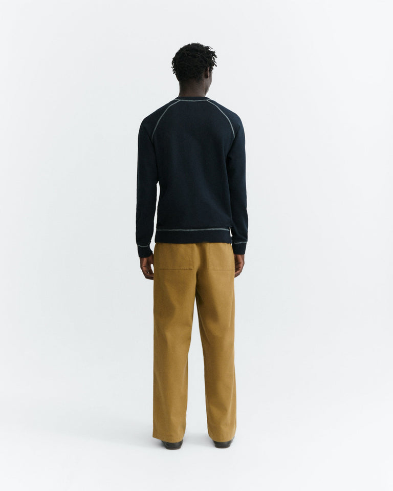 Sudadera navy Gorka sostenible - 5
