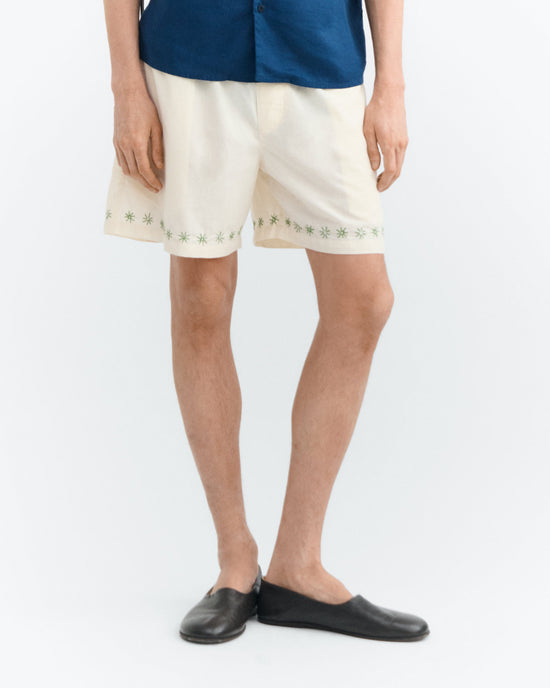 Bermuda bordado a mano Haitam sostenible - 1