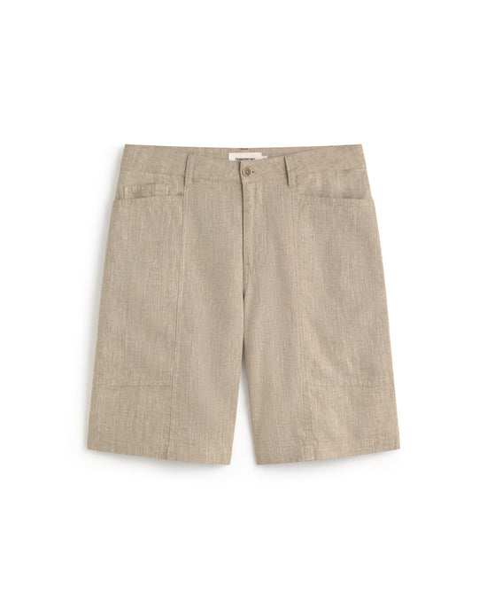 Bermuda cruda hemp Andres sostenible silueta - 1