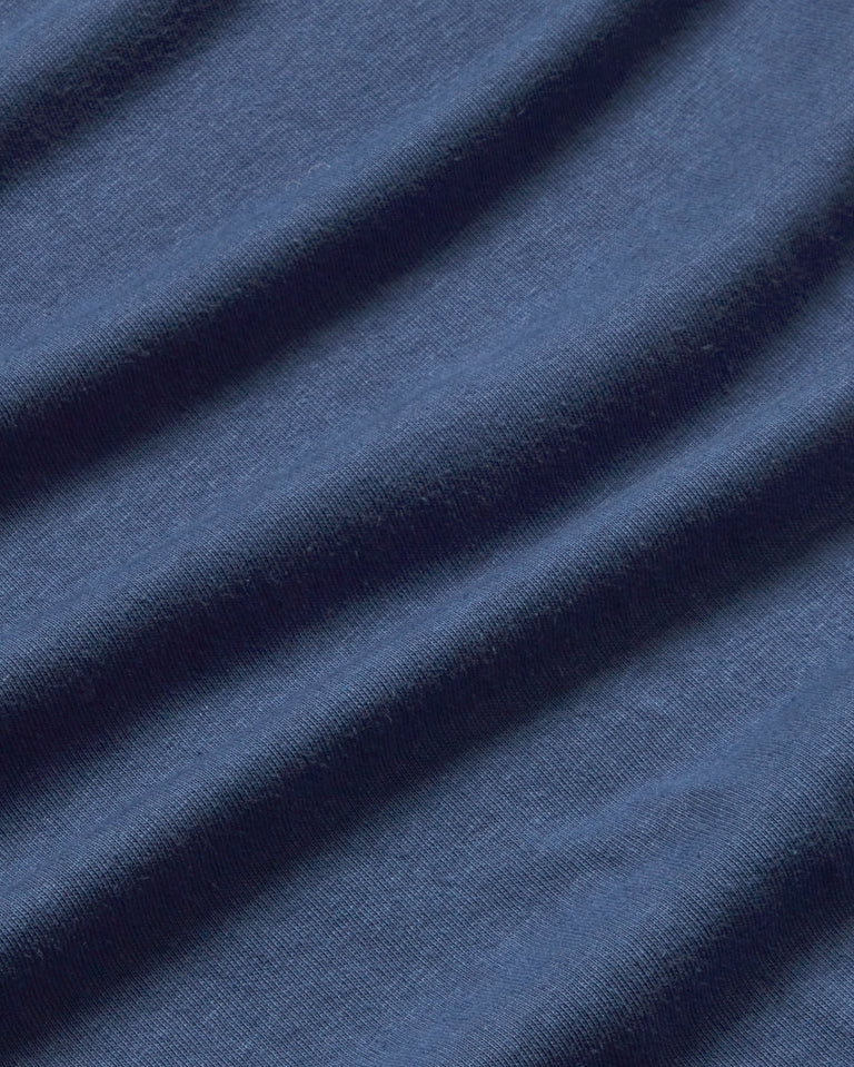 Camiseta gruesa azul hemp Roy sostenible-silueta-2