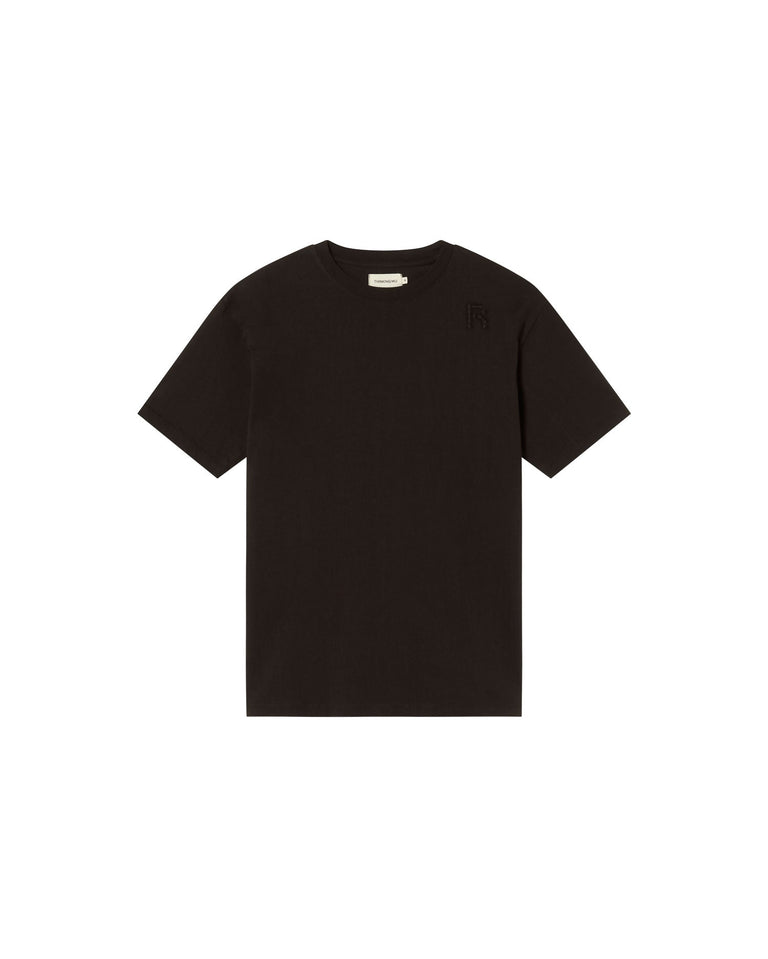 Camiseta negra Aaron sostenible - silueta 1