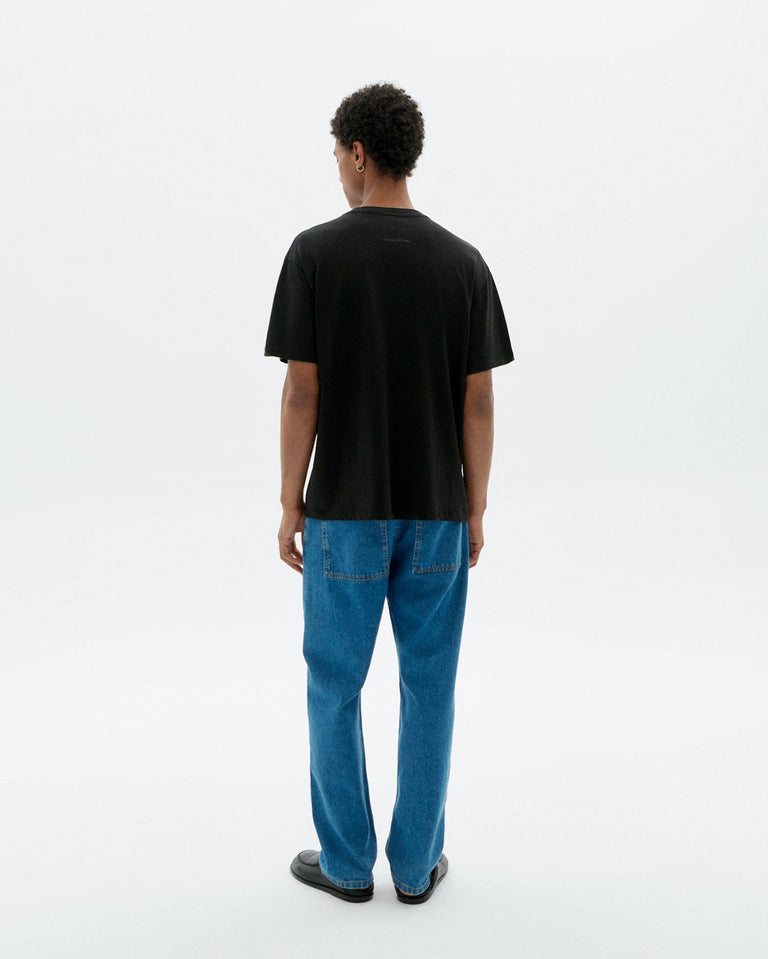 Camiseta básica negra Aaron sostenible - 4