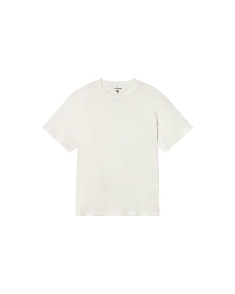 Camiseta blanca Aaron sostenible - silueta 1