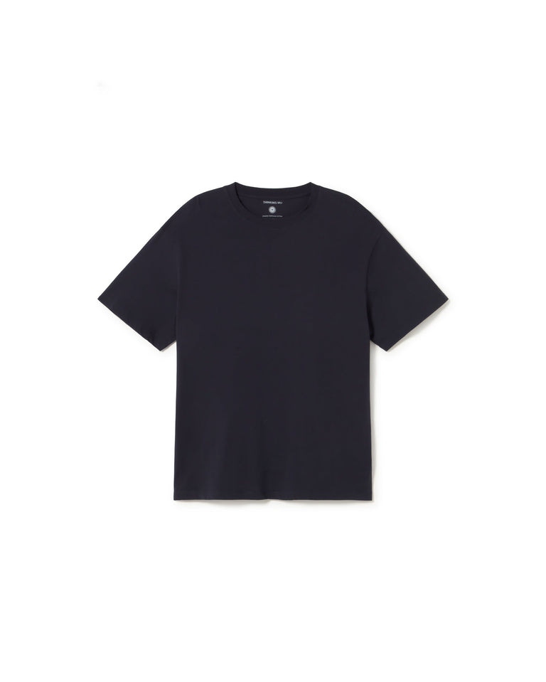 Camiseta navy Aaron sostenible - silueta 1