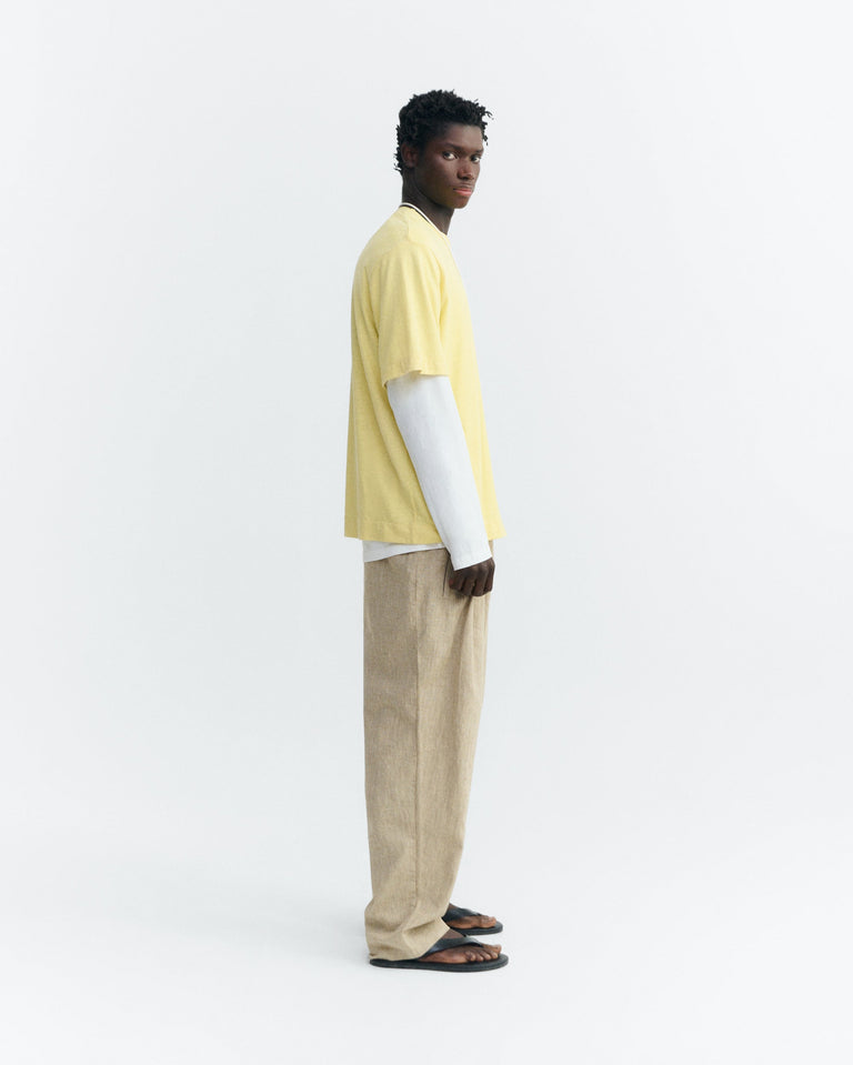 Camiseta amarilla hemp Roy sostenible - 2