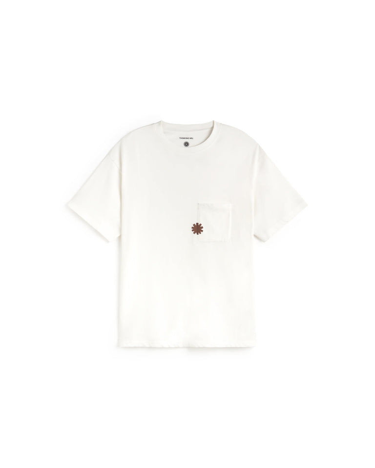 Camiseta blanca bolsillo sonne Aaron sostenible silueta - 1
