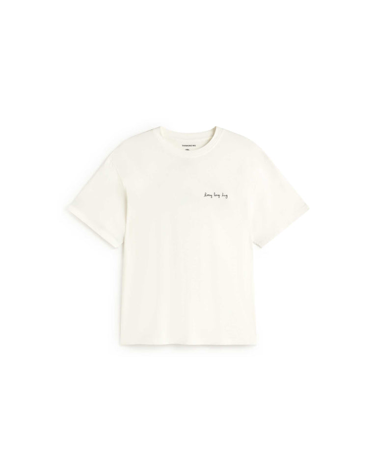 Camiseta long hug Aaron sostenible silueta - 1