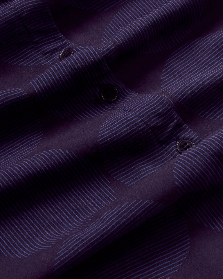 Blusa morada japan Kati sostenible - silueta 2