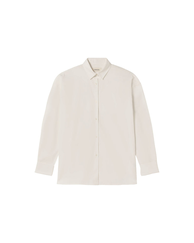 Blusa blanca Juana sostenible - silueta 1