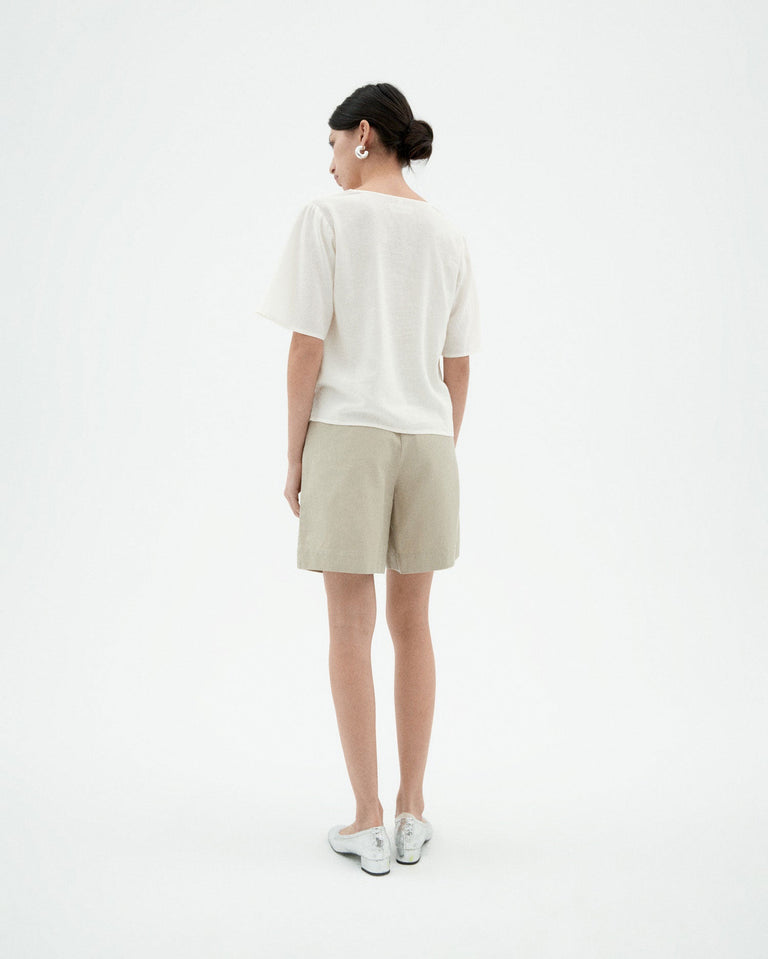 Blusa blanca hemp Libelula sostenible-4