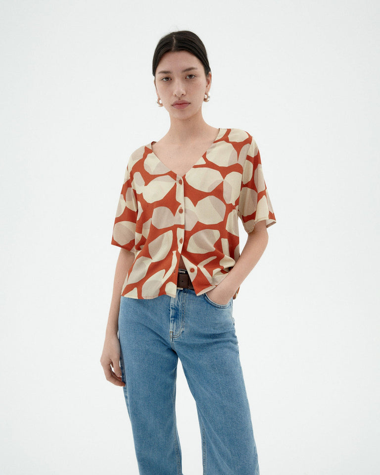 Blusa multicolor leaf light Libelula sostenible-1