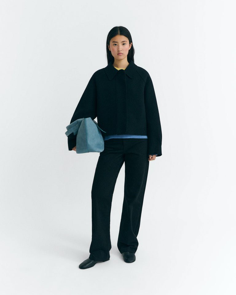 Chaqueta relaxed lana fina Daria sostenible - 2