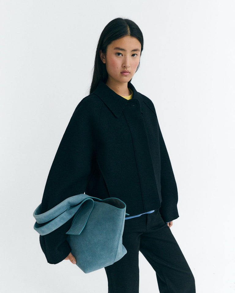 Chaqueta relaxed lana fina Daria sostenible - 3