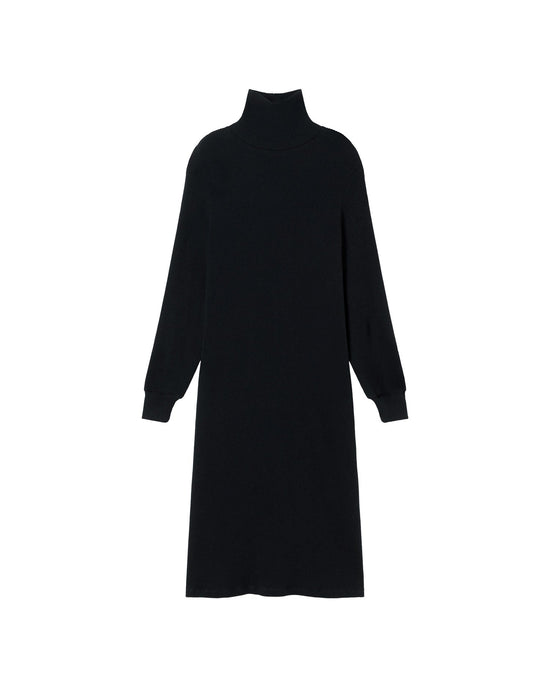 Vestido grafito punto Amaia sostenible - silueta 1