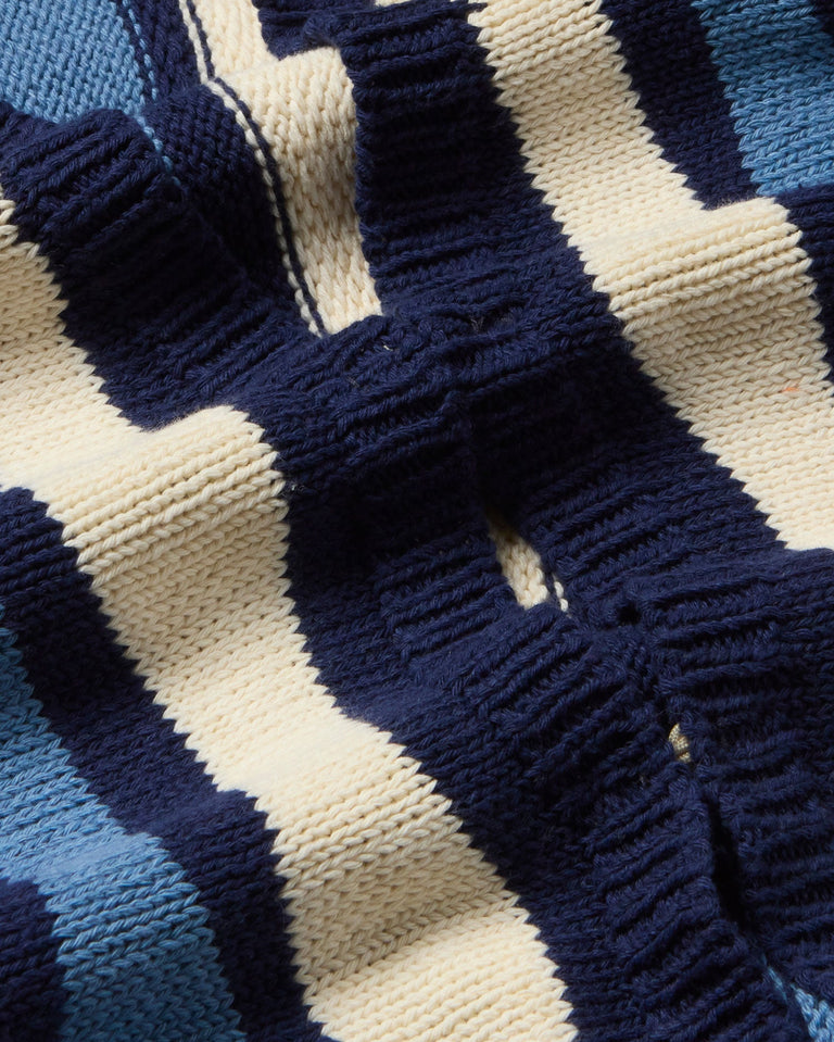 Chaleco multicolor punto Robbie sostenible - silueta 3