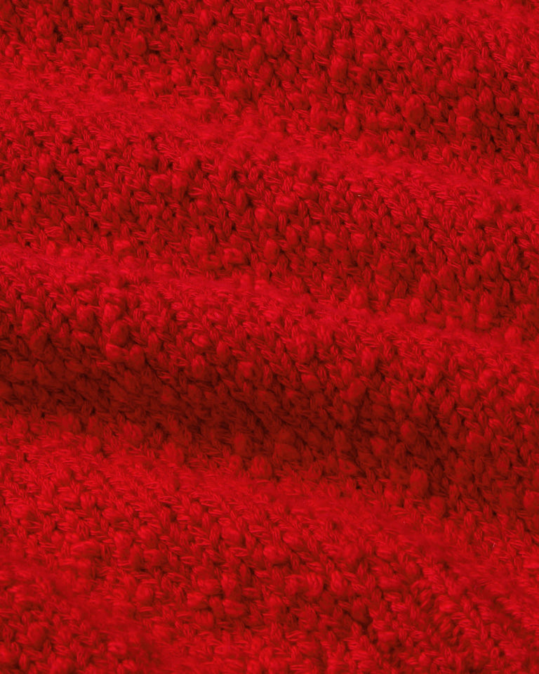 Jersey rojo punto Clara sostenible - silueta 2