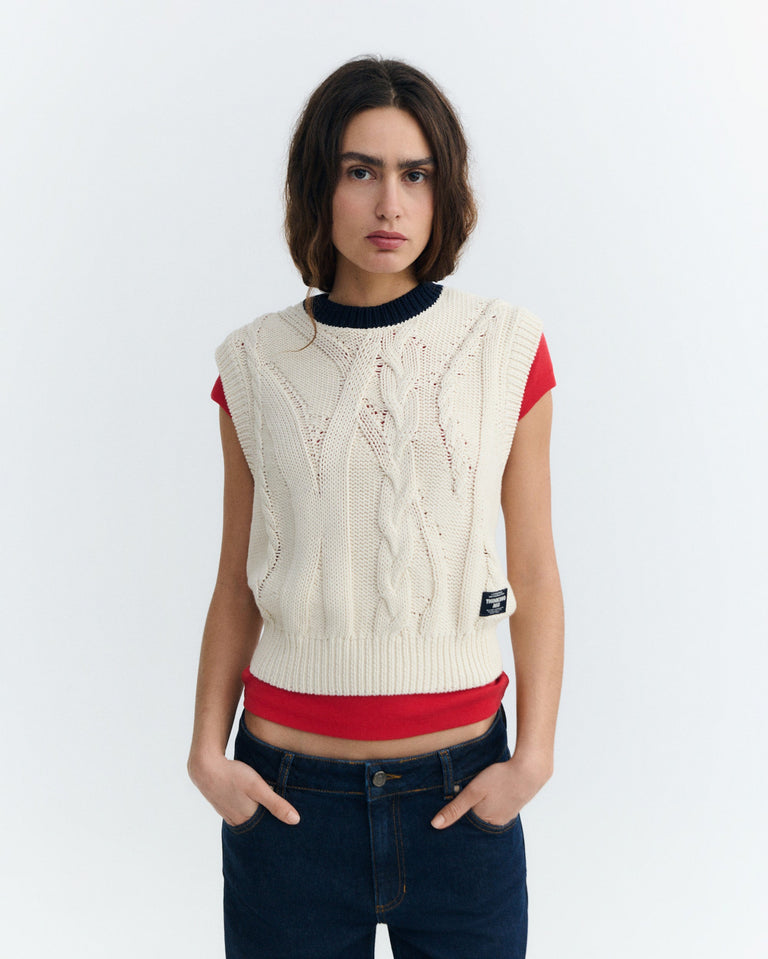 Chaleco punto crudo Aria sostenible - 2